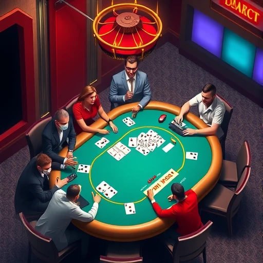 Casino-style live dealer games available on the platform